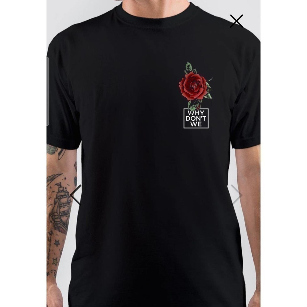Why Don’t We T-Shirt Men Size 2xl new